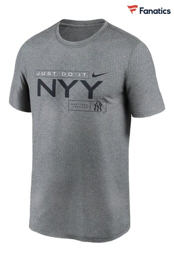 Nike Grey Fanatics New York Yankees Air Nike JDI Legend T-Shirt (D95205) | £25