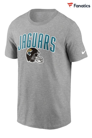 Nike Grey NFL Fanatics Jacksonville Jaguars Essential Team Athletic T-Shirt (D95222) | £28