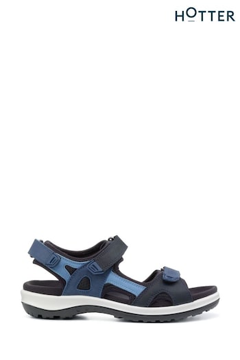 Hotter Travel II Touch Fastening Wide Fit Sandals (D95325) | £54