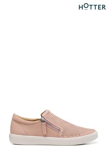 Hotter Daisy Slip On/Zip Wide Fit Shoes (D95369) | £89