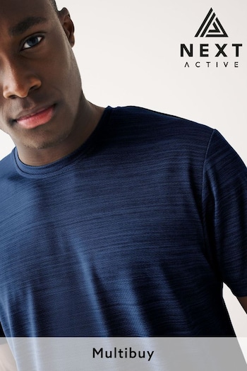 Dark Blue Active Mesh Training T-Shirt (D95510) | £16