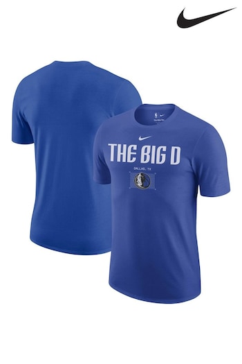 Nike Blue Fanatics Dallas Mavericks titans Nike City Pride T-Shirt (D95578) | £28