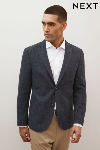 Grey Slim Fit Nova Fides Italian Fabric Blazer (D95589) | £135