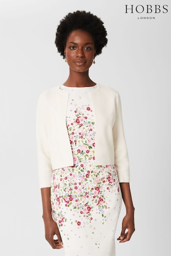 Hobbs Ella Cream Cardigan (D95611) | £69