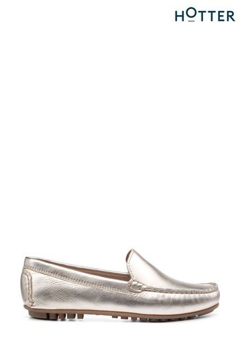 Hotter Gold Reef Slip-On Regular Fit Shoes (D95836) | £89
