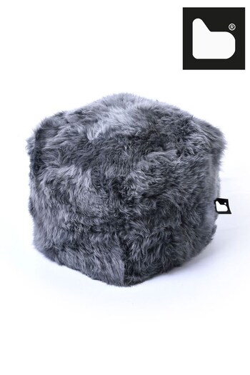 Extreme Lounging Grey B-Box Fur Beanbag (D95870) | £235