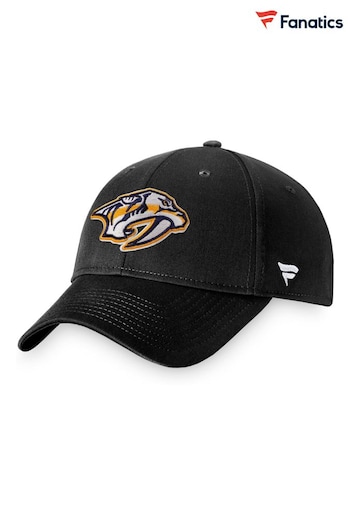 Nashville Predators Fanatics Branded Core Structured Adjustable Black Cap (D95904) | £22