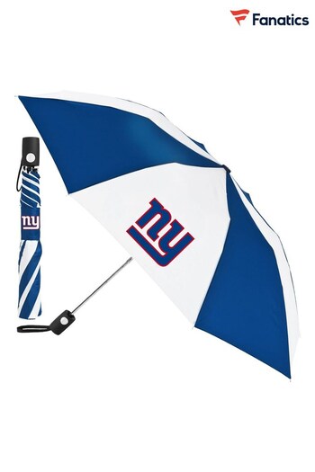 Fanatics Grey New York Giants Auto Folding Umbrella (D95905) | £25