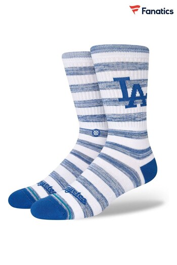 Fanatics Natural Los Angeles Dodgers Stance Twist Socks 2 Pack (D95920) | £23