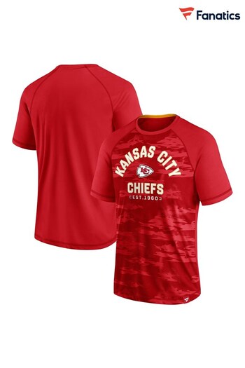 Fanatics Red Kansas City Chiefs Iconic Defender Short Sleeve T-Shirt (D95929) | £30