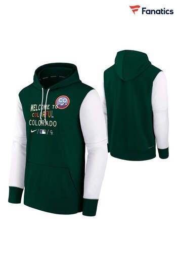 Nike gear Natural Fanatics Colorado Rockies Nike gear City Connect Therma Hoodie Youth (D95967) | £52