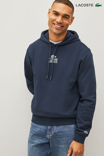 Lacoste Blue Core Graphics Hoodie (D96020) | £130