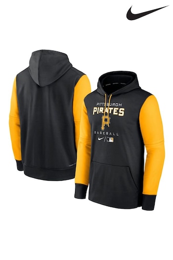 Nike Black Fanatics Pittsburgh Pirates top Nike Therma Hoodie (D96190) | £70