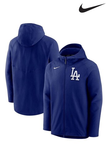 Nike Blue Fanatics Los Angeles Dodgers Nike Pre Game Therma Full Zip Hoodie (D96197) | £100