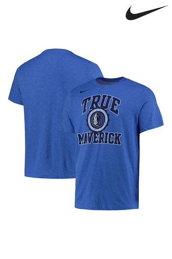 Nike Blue Fanatics Dallas Mavericks Nike Mantra T-Shirt (D96208) | £28