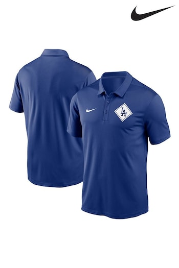 Nike Blue Fanatics Los Angeles Dodgers Nike Diamond Icon Franchise Polo Shirt (D96220) | £45
