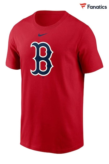 Nike ladies Red Fanatics Boston Red Sox Nike ladies Large Logo T-Shirt (D96222) | £25
