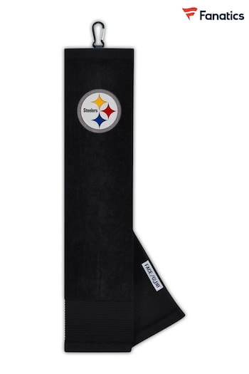 Fanatics Pittsburgh Steelers Tri-Fold Golf Black Towel (D96261) | £30