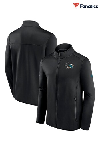San Jose Sharks Fanatics Branded Authentic Pro Fleece Black Jacket (D96277) | £80