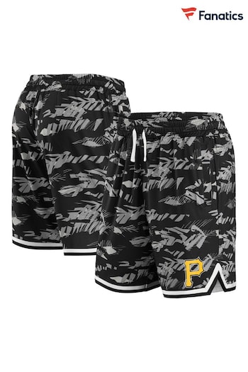 Fanatics Pittsburgh Pirates Summer Break Black Shorts (D96283) | £45