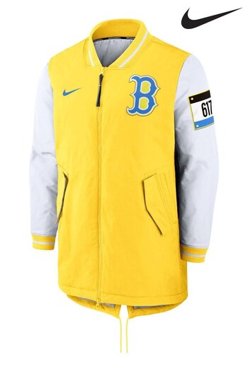 Nike Red Fanatics Boston Sox Nike City Connect Dugout Jacket (D96289) | £180