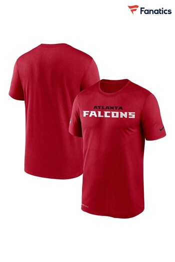 Nike Red Fanatics Atlanta Falcons Nike Legend Sideline T-Shirt (D96305) | £28