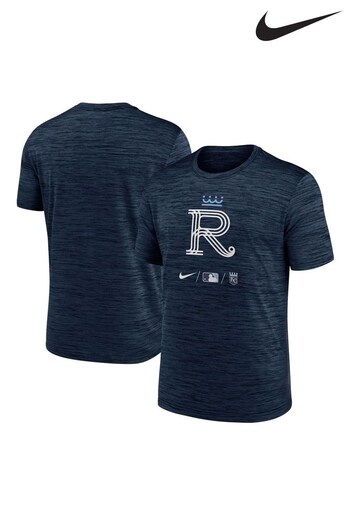 Nike Blue Fanatics Kansas City Royals Orange Nike City Connect Legend Practice Velocity T-Shirt (D96331) | £35