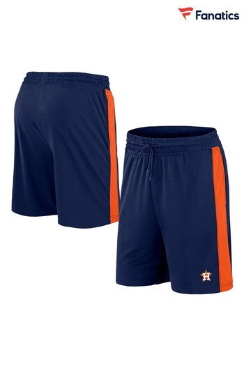Fanatics Blue Houston Astros Iconic Poly Short with Woven Shorts (D96332) | £25