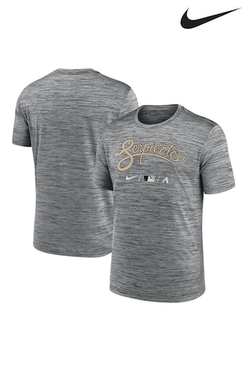 Nike Grey Fanatics Arizona Diamondbacks Nike Velocity Practise T-Shirt (D96368) | £30