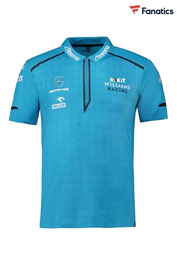 Fanatics Blue Williams Racing 2019 Team Performance Polo Shirt (D96383) | £60