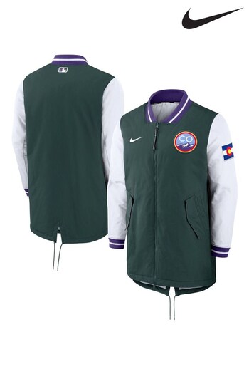Nike Green Fanatics Colorado Rockies Nike City Connect Dugout Jacket (D96416) | £180