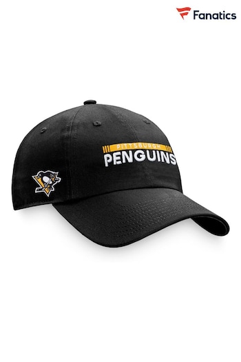 Pittsburgh Penguins Fanatics Black Branded Authentic Pro Game & Train Unstructured Adjustable Cap (D96432) | £20