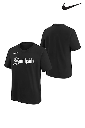 Nike Black Fanatics Chicago White Sox Anthracite Nike City Connect T-Shirt Youth (D96472) | £20