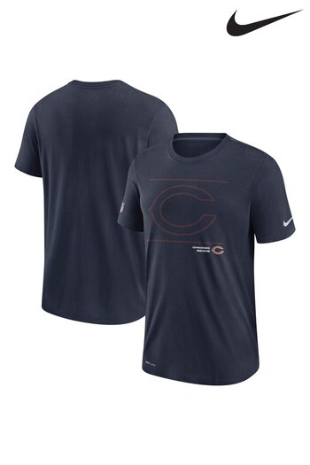 Nike Blue NFL Fanatics Chicago Bears Team Issue T-Shirt (D96486) | £28