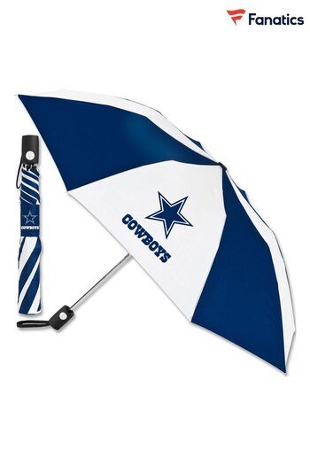 Fanatics Blue Dallas Cowboys Auto Folding Umbrella (D96508) | £25
