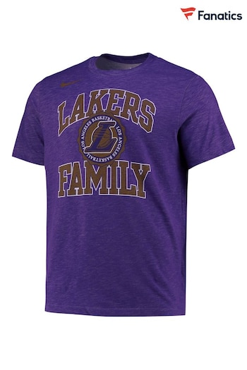 Nike Purple Fanatics Los Angeles Lakers venom Nike Mantra T-Shirt (D96521) | £28
