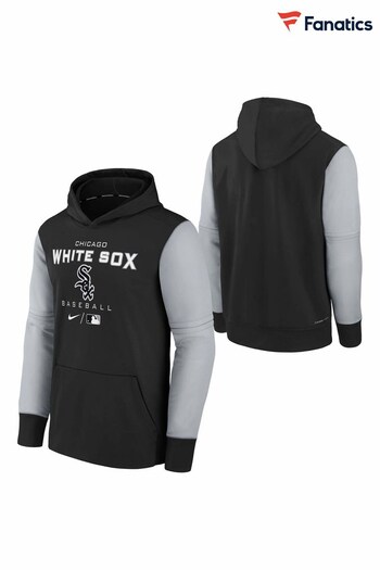Nike Black Fanatics Chicago White Sox Therma Fleece Baseball Hoodie (D96530) | £52