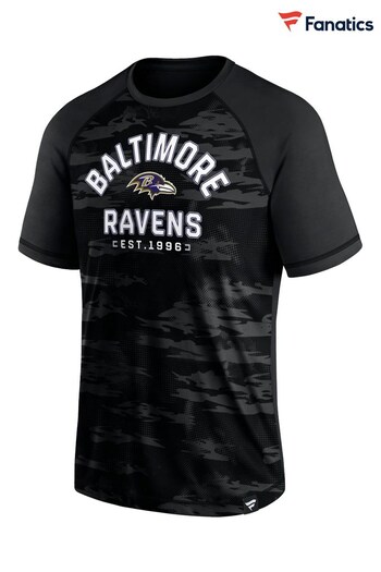NFL Fanatics Baltimore Ravens Iconic Defender Short Sleeve T-Shirt (D96545) | £30