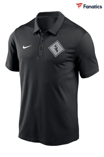 Nike Black Fanatics Chicago White Sox Diamond Icon Franchise Polo Shirt (D96551) | £45