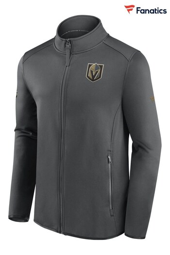 Edmonton Oilers Fanatics Branded Authentic Pro Fleece Grey Jacket (D96599) | £80