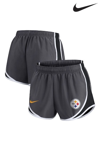 Nike Grey NFL Fanatics Womens Pittsburgh Steelers Shorts (D96600) | £35