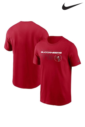 Nike Red NFL Fanatics Tampa Bay Buccaneers Broadcast T-Shirt (D96609) | £25