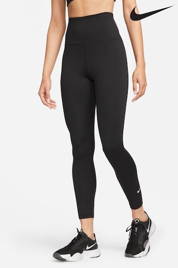 Nike Black Therma-FIT One High-Waisted 7/8 Leggings (D96806) | £55