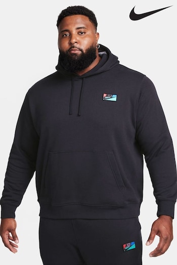 Nike Black Club Fleece+ Brushed Back Pullover Hoodie (D96810) | £70