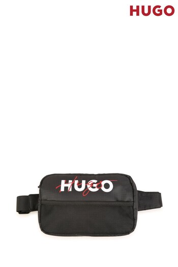 HUGO Black Signature Logo Bum Bag (D97261) | £58