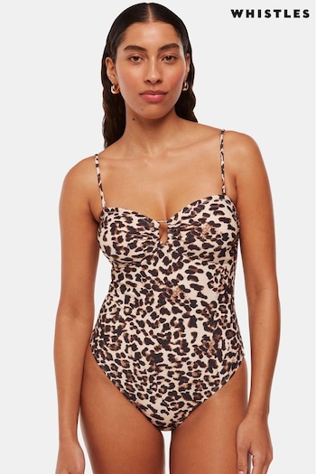 Whistles Animal Printed Swimsuit (D97339) | £89