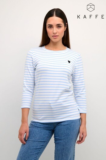 Liddy Blue 3/4 Sleeve T-Shirt (D97925) | £40