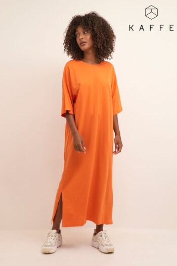 Kaffe Orange Edna 1/2 Sleeves Dress (D97935) | £40