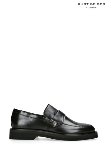 Kurt Geiger London Bank Black Loafer Shoes (D98061) | £199