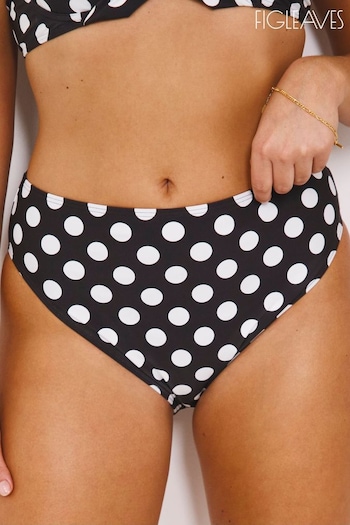 Figleaves Black Spot Tailor Classic Bikini Bottom (D98103) | £20